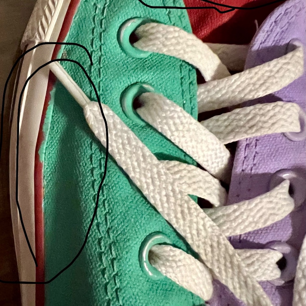 Colorful Hand painted Converse - Picture 6 of 12
